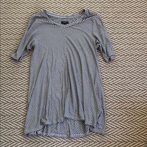 black and white t shirt dress